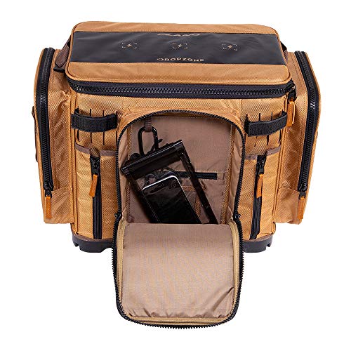 Plano Guide Series 3700 XL Tackle Bag, Beige 1680 Denier Fabric with Waterproof Base, Includes 10 StowAway Utility Organization Boxes, Large Premium Fishing Storage