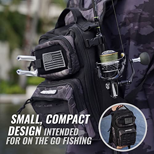 Beyond Fishing Tackle Backpack- The Voyager (Black Onyx)