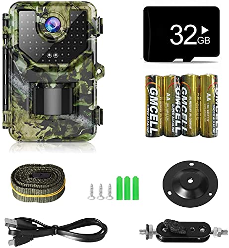Vikeri Trail Camera: 20MP Game Cam with Night Vision