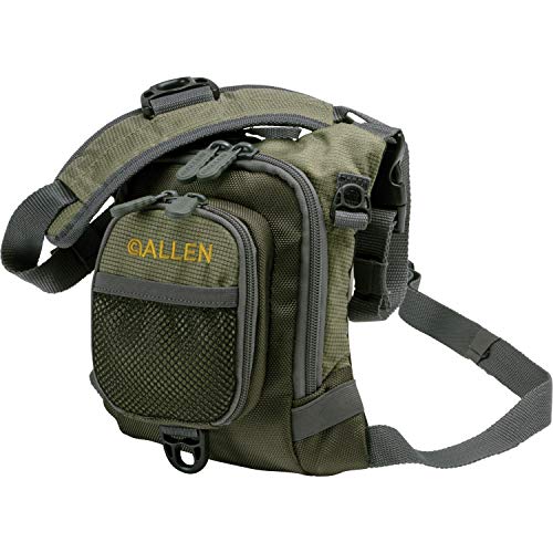 Allen Company Fall River Fly Fishing Chest Pack - Fits up to 4 Tackle/Fly Boxes and Other Accessories - Olive