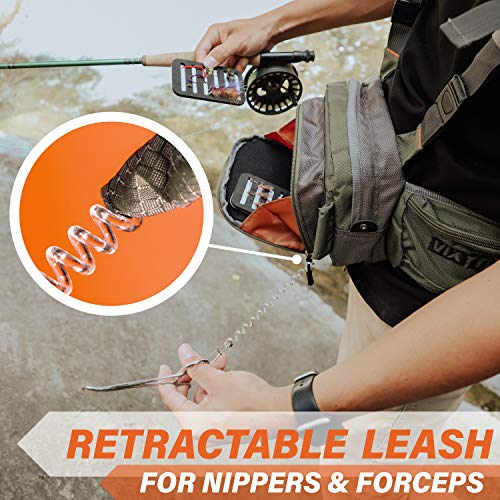 VIXYN Fly Fishing Chest Pack, Fly Fishing Waist Pack - Lightweight Fishing Fanny Pack and Tackle Storage Hip Bag - Fly Fishing Bag for Waist or Chest