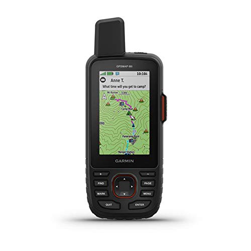 Garmin GPSMAP 66i, GPS Handheld and Satellite Communicator, Featuring TopoActive mapping and inReach Technology, Multi