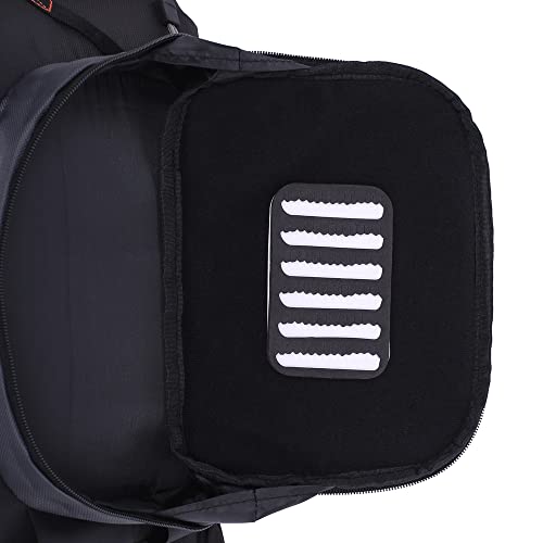 Kylebooker Fly Fishing Sling Pack Fishing Tackle Storage Shoulder Bag (Black)