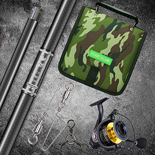 Fishing Tackle Binder, Bait Storage Bag, Soft Bait Binder, Fishing Organized Storage Rig Bag for Baits, Rigs, Jigs and Lines, Suitable for Fresh Water and Saltwater 12 (Green camouflage/9.5" * 8.3")