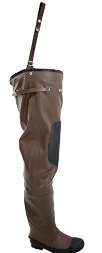 FROGG TOGGS Classic II Rubber Hip Wader, Brown