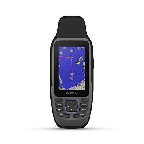 Garmin GPSMAP 79sc, Marine GPS Handheld Preloaded With BlueChart g3 Coastal Charts, Rugged Design and Floats in Water