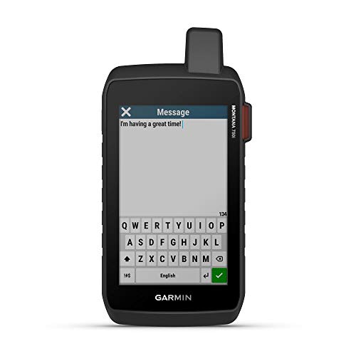 Garmin Montana 750i, Rugged GPS Handheld with Built-in inReach Satellite Technology and 8-megapixel Camera,Glove-Friendly 5"" Color Touchsreen" (010-02347-00)