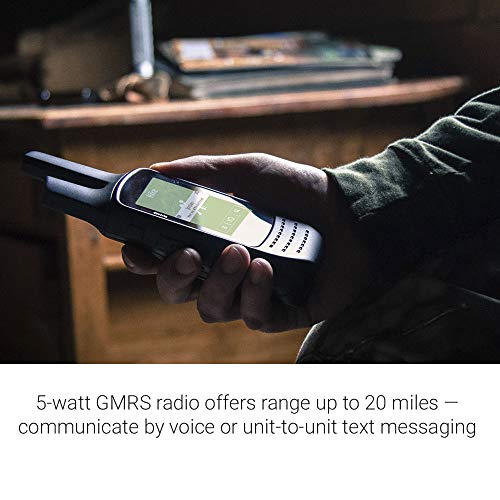 Garmin Rino 755t, Rugged Handheld 2-Way Radio/GPS Navigator with Camera and Preloaded TOPO Mapping