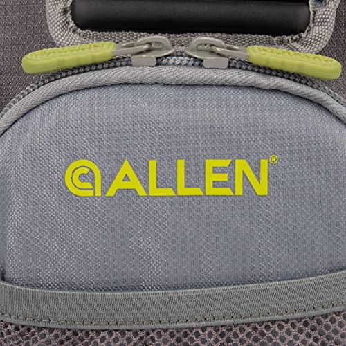 Allen Company Fall River Fishing Chest Pack, Fits up to 2 Tackle/Fly Boxes, 152 CU in / 2.5 L, Gray/Lime,63446372