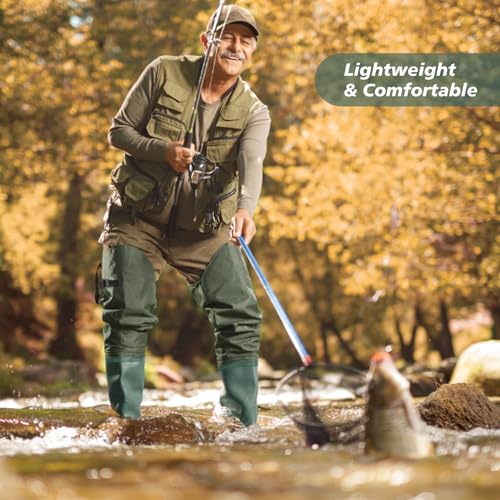Unisex Waterproof Hip Waders for Fishing & Hunting