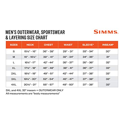 Simms Fleece Midlayer Wading Bib, Raven, X-Large