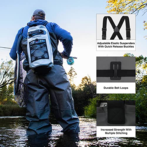 Piscifun Stockingfoot Chest Waders for Men and Women