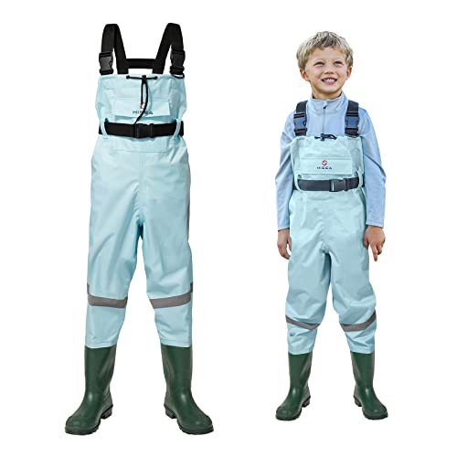 Youth Waterproof Chest Waders with Boots for Kids
