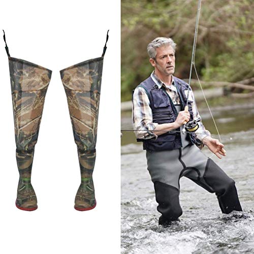Luwint Waterproof Hip Wader Boots for Hunting and Fishing