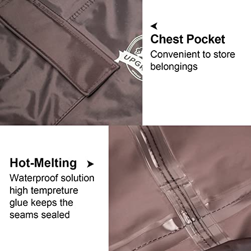 Chest Fishing Waders with Waterproof Boots, Nylon, Unisex