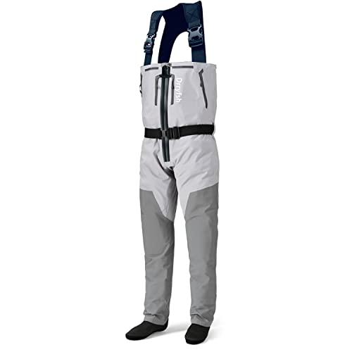 Zip-Front Breathable Chest Fishing Waders for Men/Women