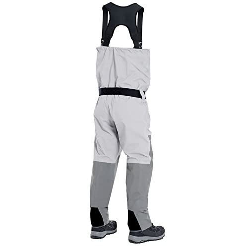 Zip-Front Breathable Chest Fishing Waders for Men/Women