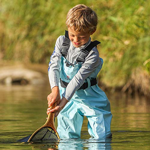 Youth Waterproof Chest Waders with Boots for Kids