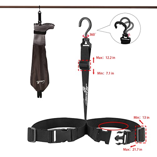 GREENWATER Waterproof Hip Waders with Boots for Hunting/Fishing