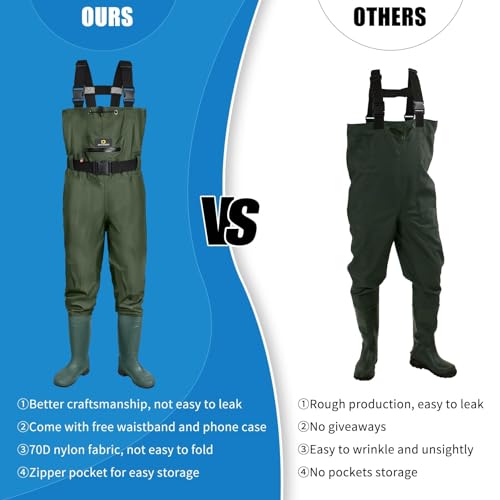 Men's and Women's Waterproof Chest Waders for Hunting