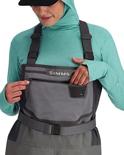 Simms Women's Freestone Chest-High Fishing Waders, Slate, Medium