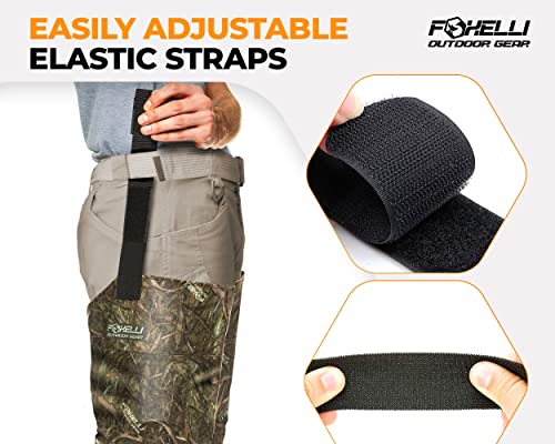 Camo Waterproof Hip Waders with Lightweight Boots for Fishing