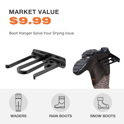 HISEA Kids Neoprene Chest Waders with Insulated Boots