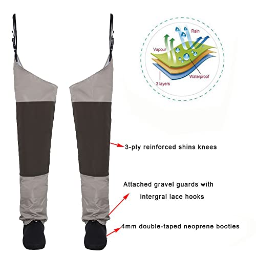 Kylebooker All-Season Stockingfoot Hip Waders (Size L)