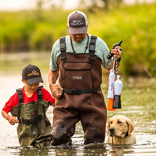HISEA Neoprene Chest Waders with Cleated Boots