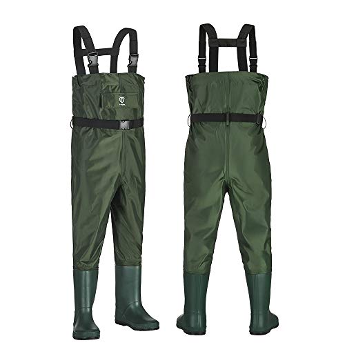 Youth Waterproof Chest Waders with Boot Hanger