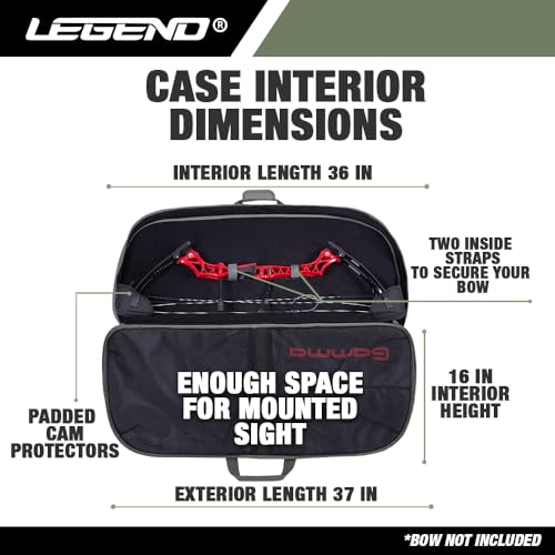 Army Green Compound Bow Backpack with Cam Protectors