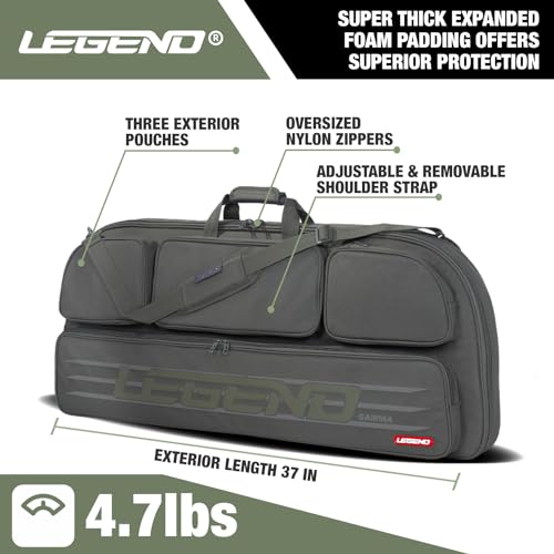 Army Green Compound Bow Backpack with Cam Protectors