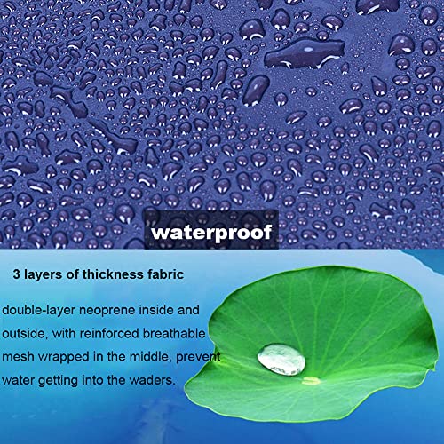 Aikelai Insulated Chest Waders for Men - 3-Ply