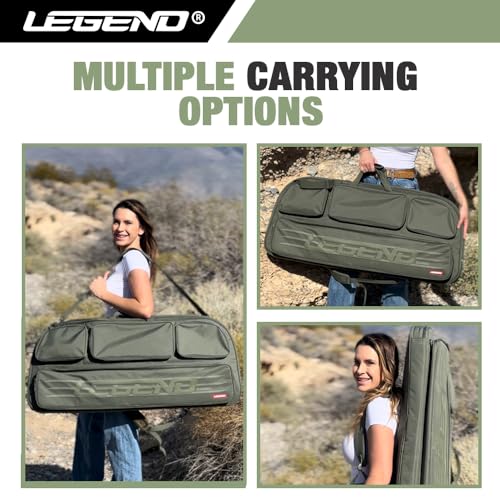 Army Green Compound Bow Backpack with Cam Protectors