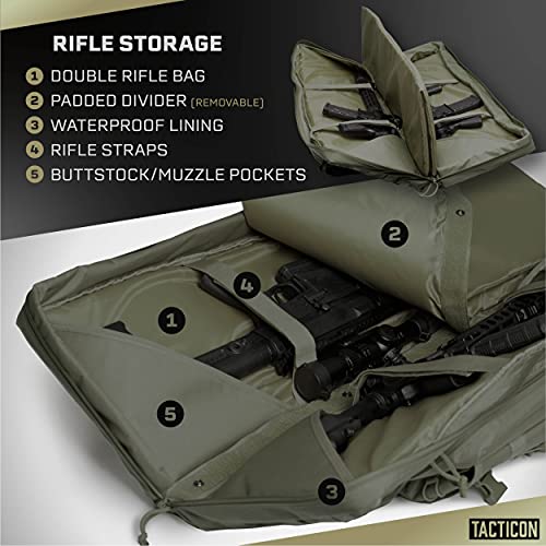 Tacticon Double Rifle Bag | Waterproof Padded Carbine
