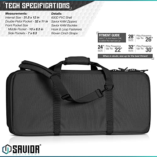 Savior Equipment American Classic Tactical Double Short Gun Case