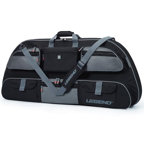 Legend Apollo Travel Compound Bow Case - Lightweight, Spacious, Shock-Absorbing, Arrow Tube Holder