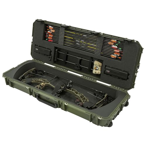 SKB iSeries Green Military Grade Bow Case with Wheels