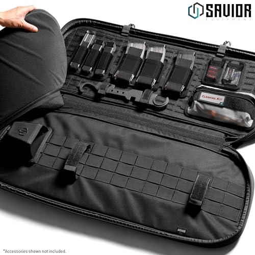 Savior Equipment Covert Tactical Gun Bag Backpack - Obsidian Black