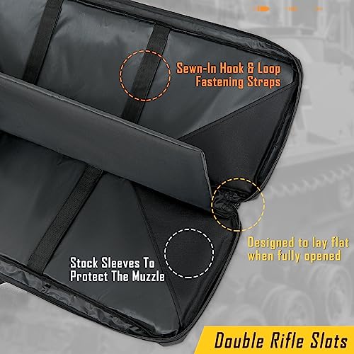 DULCE DOM 36" Double Rifle Case: Ideal for Storage/Transport
