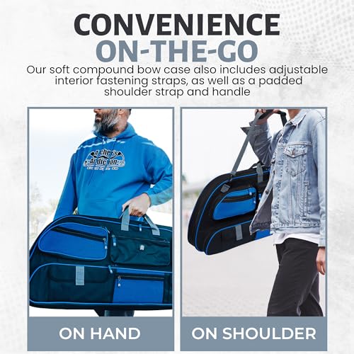 Legend Apollo Travel Compound Bow Case - Lightweight, Spacious, Shock-Absorbing, Arrow Tube Holder