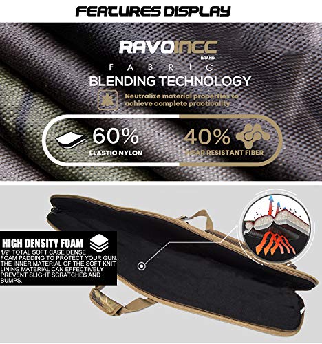 Camouflage Rifle Case for Scoped Rifles 52