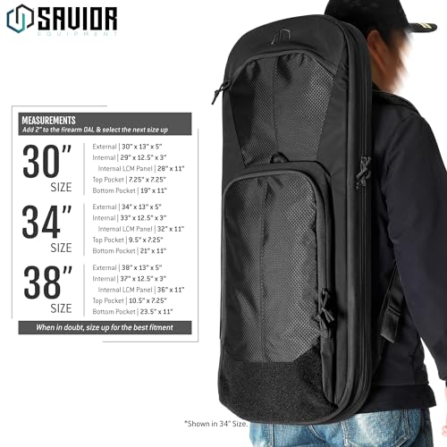 Savior Equipment Covert Tactical Gun Bag Backpack - Obsidian Black