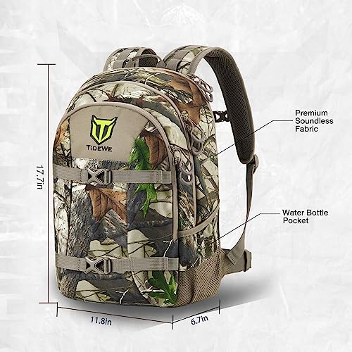 Tidewe 25L Hunting Backpack with Waterproof Rain Cover