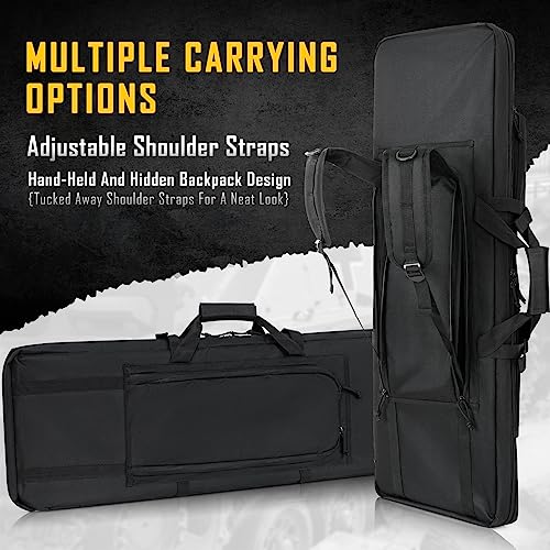 DULCE DOM 36" Double Rifle Case: Ideal for Storage/Transport