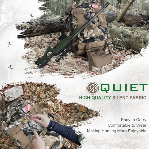 YVLEEN Waterproof Camo Hunting Backpack, Large Capacity Men's