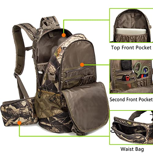 TYRONAL Hunting Backpack with Bow and Rifle Carry