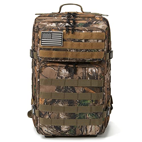 45L Military Camo Tactical Backpack for Hunting and Fishing