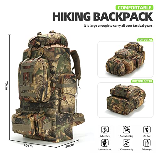 King'sGuard 100L Military Camping Hiking Backpack