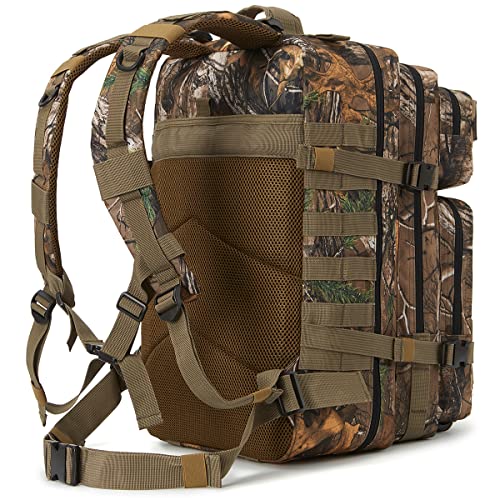 45L Military Camo Tactical Backpack for Hunting and Fishing